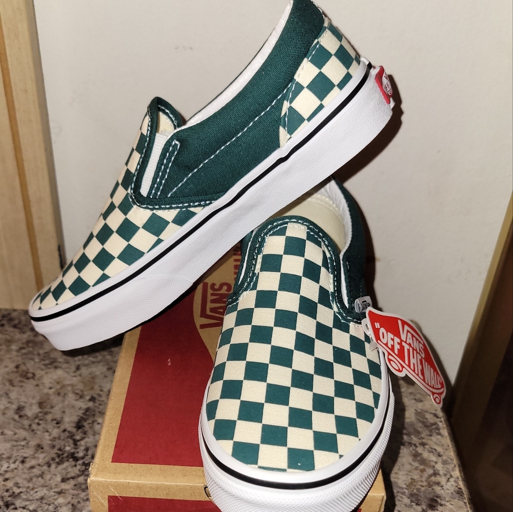 Vans Classics Checkerboard Slip Ons